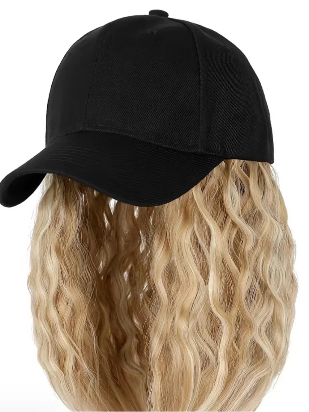 Synthetic Ballcap Wig